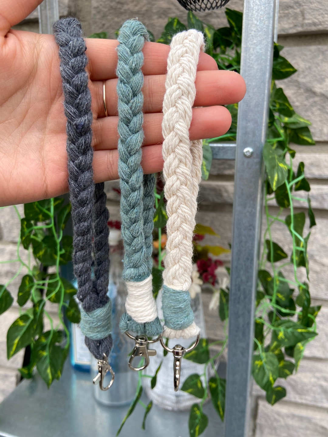 Splice Rope Keychain Wrist Strap Keychain Made of Braided Rope - Etsy