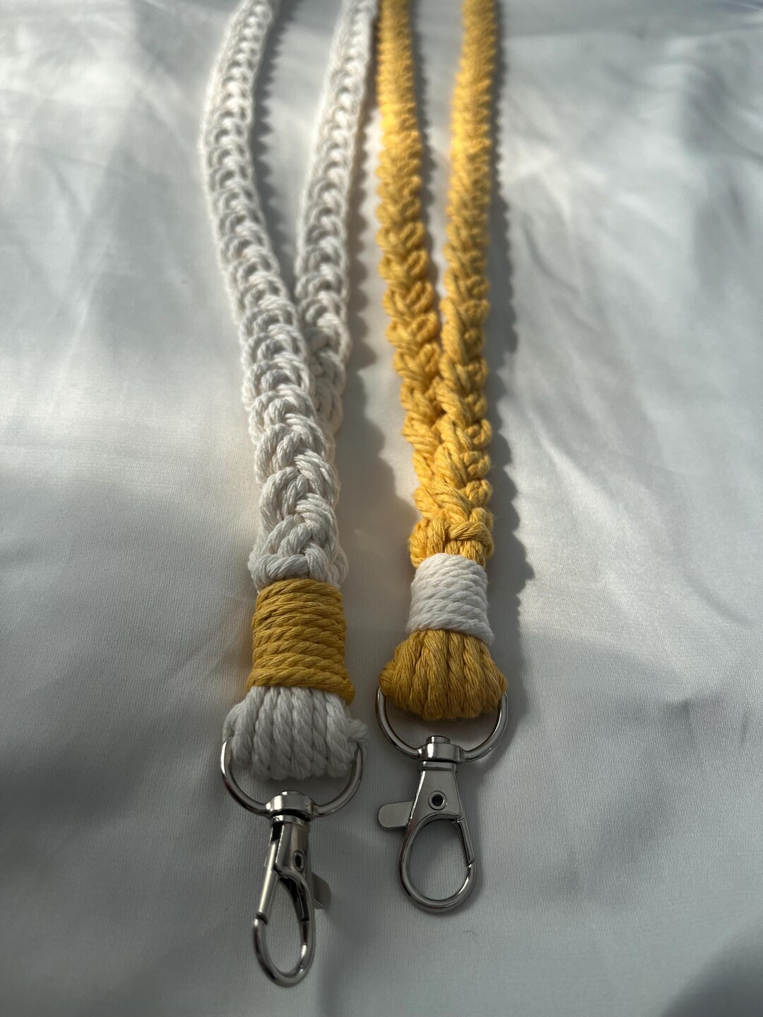 Reading Rope Keychain Long Braided Rope Keychain - Etsy