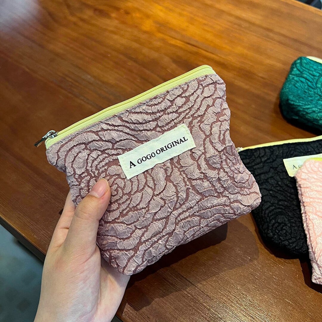 Elegant Vintage Rose Makeup Bag, Vintage Cosmetic Organizer, Makeup Bag or Mini Makeup Bag