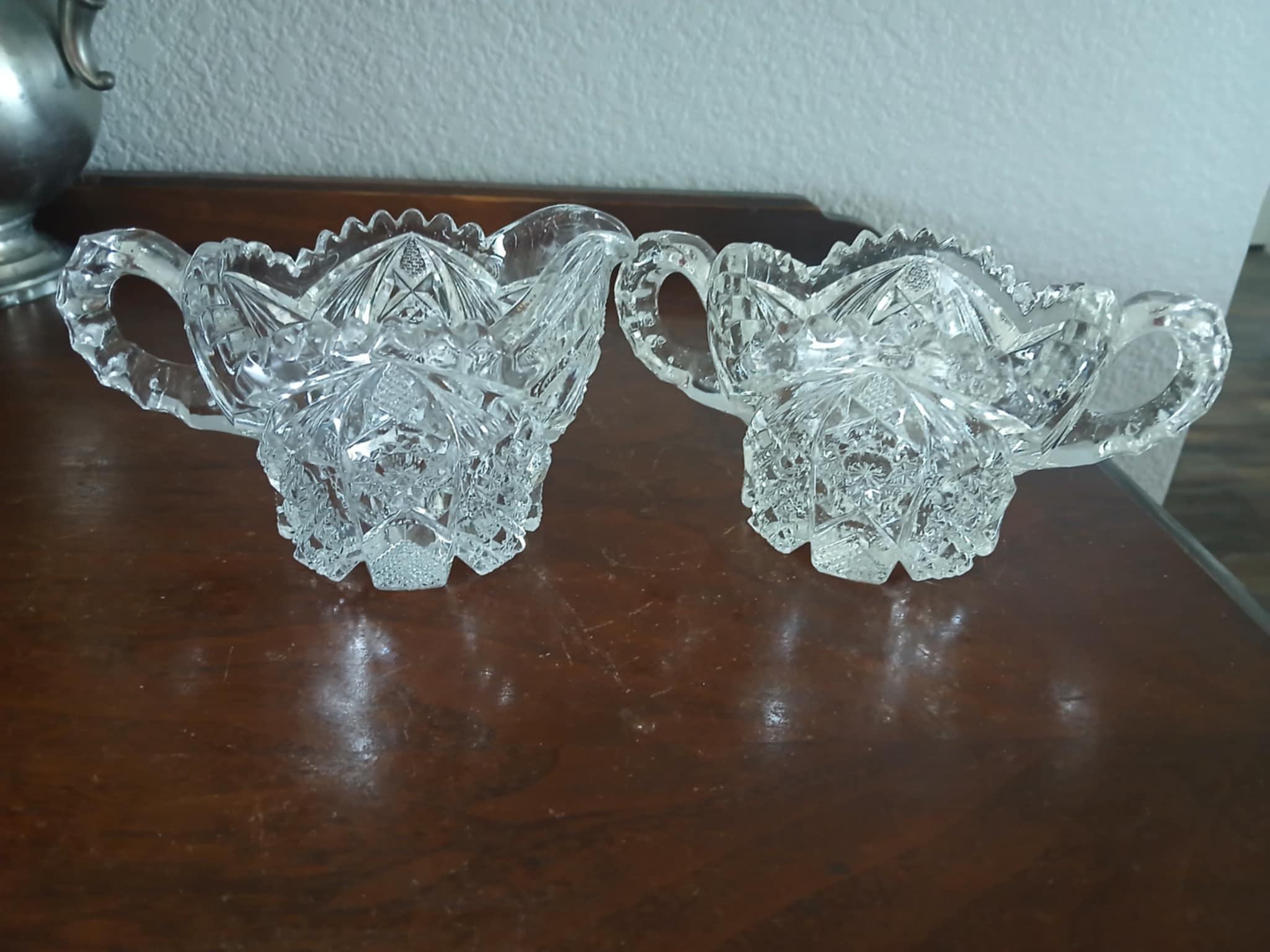 ヴィンテージMosser Glass　ラージサイズ　脚付きベリーボウル 　刻印 ヴィンテージMosser Glass ラージサイズ 脚付きベリーボウル