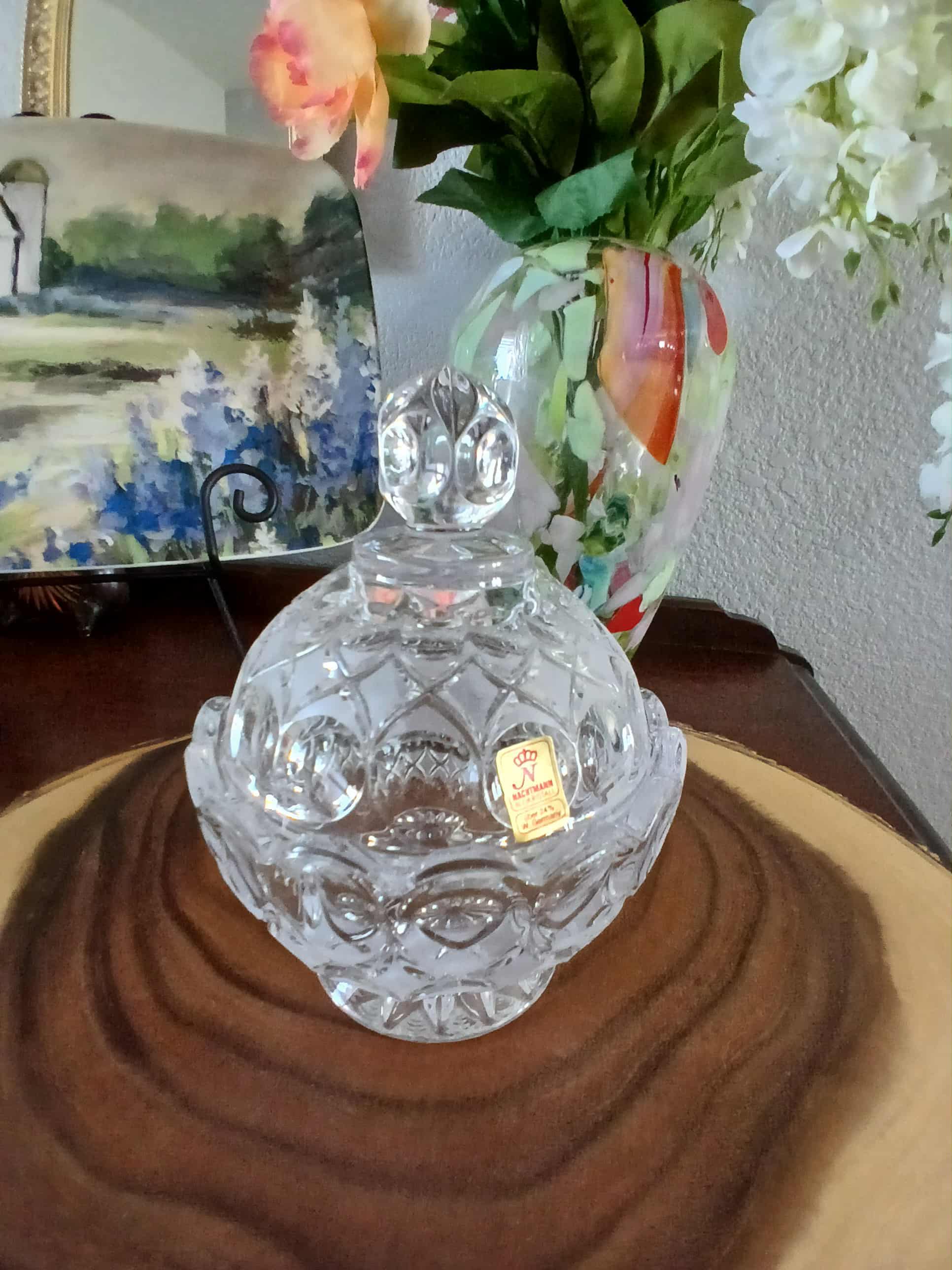 Nachtmann BLEIKRISTALL クリスタル花瓶 専用ボックス付き Nachtmann Bleikristall 24 - Etsy
