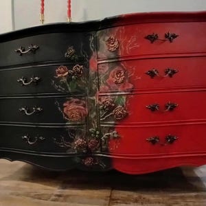 red and black dresser Legare Furniture Kids Room Red and Black Dresser with Drawers, 36
