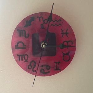 Astrological Sign Clock 4inch