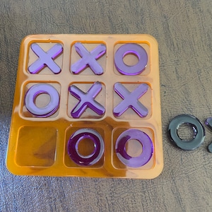 Tic Tac Toe Mini (Orange and Purple)