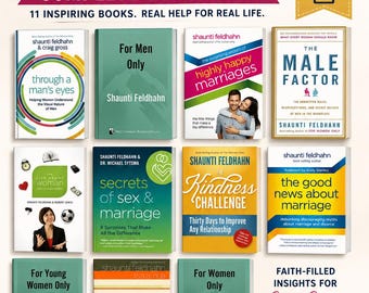 Shaunti Feldhahn Collection | 11 Christian Marriage & Relationship Ebooks | Epub Digital Download