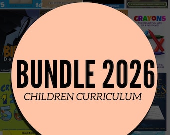 Bundle 2026 Children's Curriculum – Ultimate Kids Church Resource Pack (NOT AI)