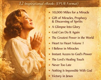 Kathryn Kuhlman Collection – Christian EPUB eBooks | Healing, Miracles & Holy Spirit Power | Instant Download