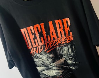 Declare and Decree Christian PNG, Faith Apparel DTF Transfer (Digital Download)