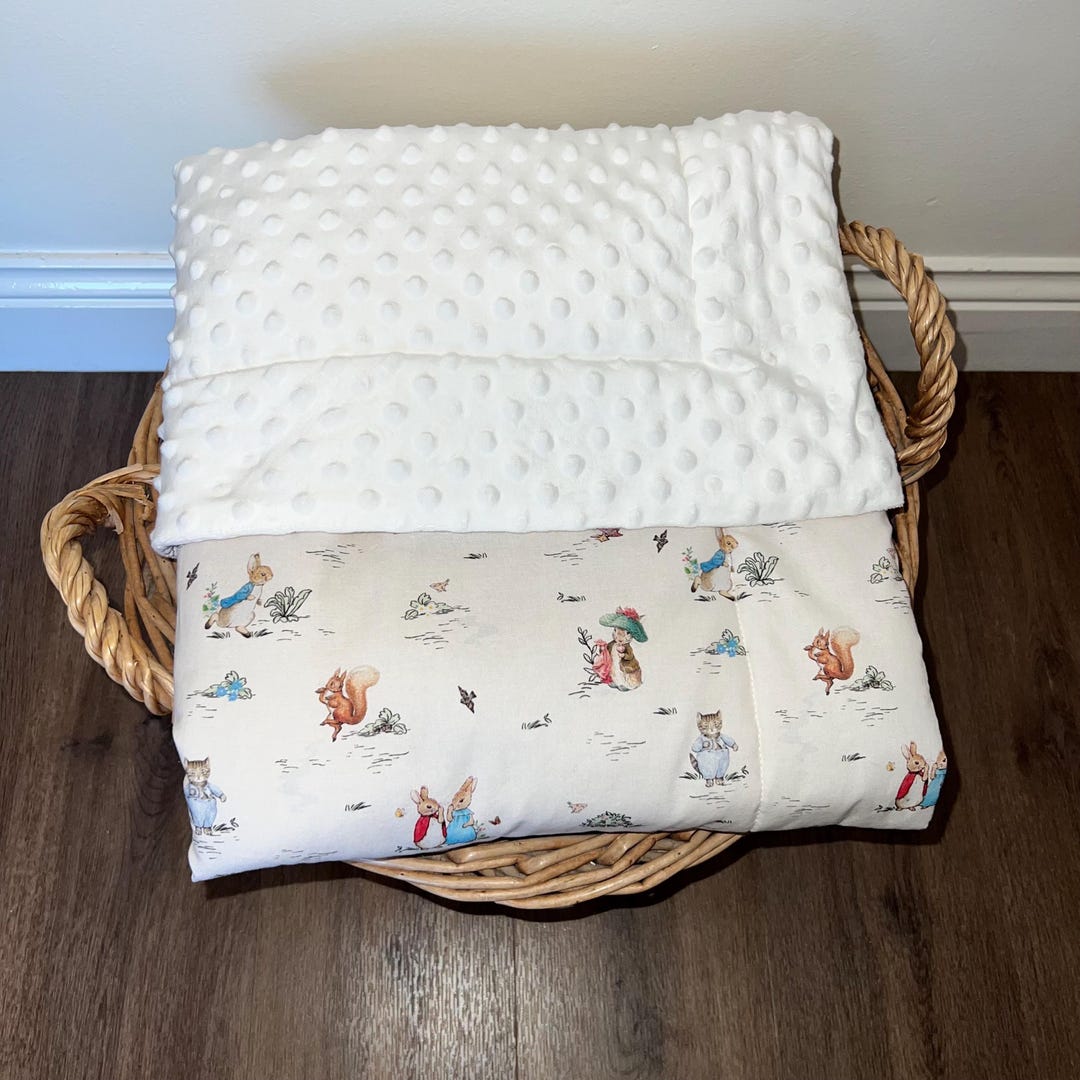 Handmade Peter Rabbit All Characters Padded Quilted Baby Nursery ...