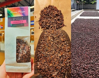 Fave di cacao - Venezuela Organic Premium Natural - Single Origin / Snack salutare / Cesto gourmet / Keto / Crudo / Vegano