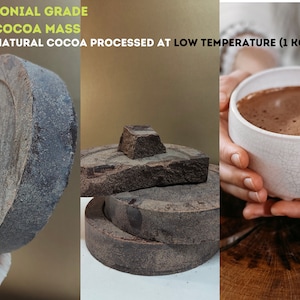 1KG (2.2lb) CEREMONIAL grade Venezuela Ecuador Madagascar Organic Premium Unrefined Cocoa Mass - Healthy |SUPERFOOD| Snack | Gourmet Keto