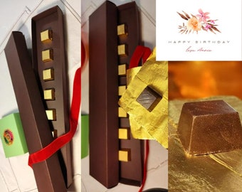 Artisan Chocolate Gift | Italian | Dark chocolate Box - Friend | Colleague | Welcoming | Personalised