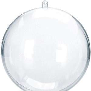 Sfera Plexiglass cm. 18 diametro confezione 2 pezzi