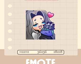 Emoticono de Twitch de Sephiroth abrazando