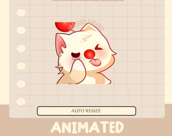 Animated Moogle derp Twitch emote