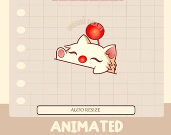 Animated Bongo Moogle Twitch emote