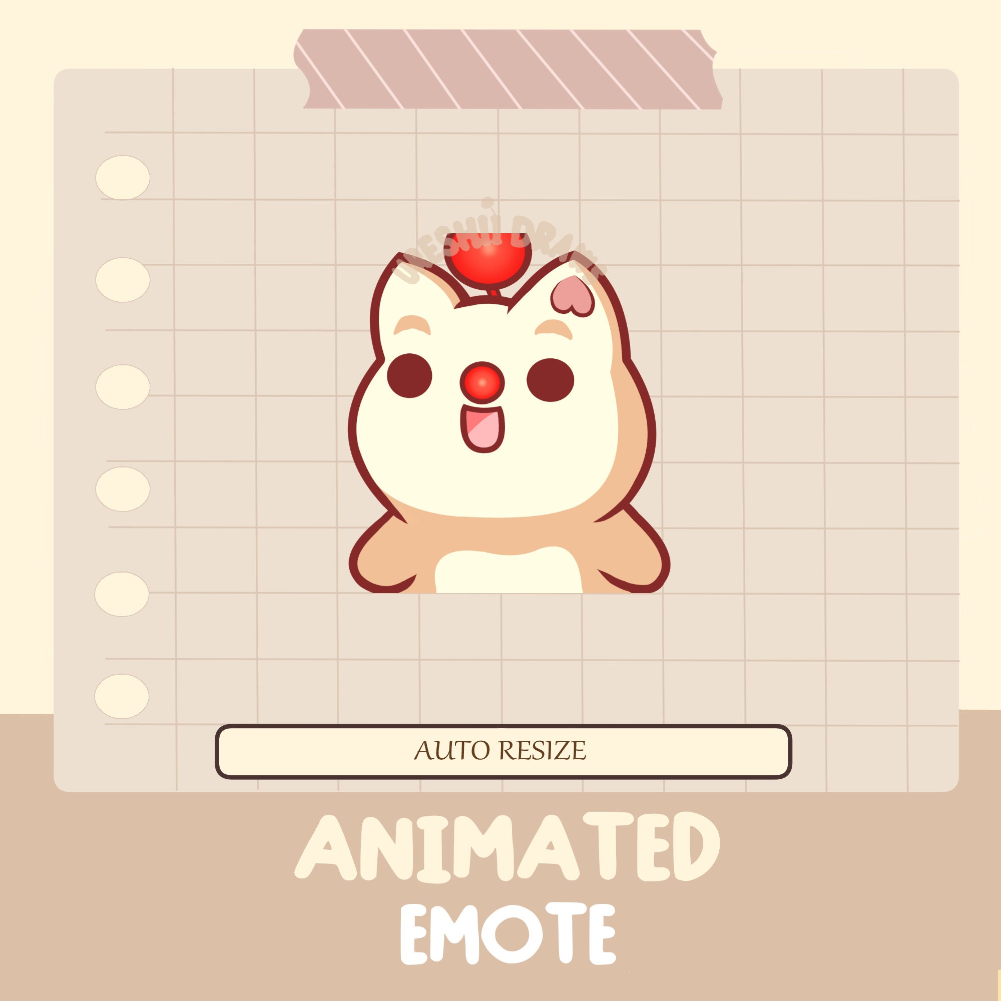 Animated Wiggle Moogle emote