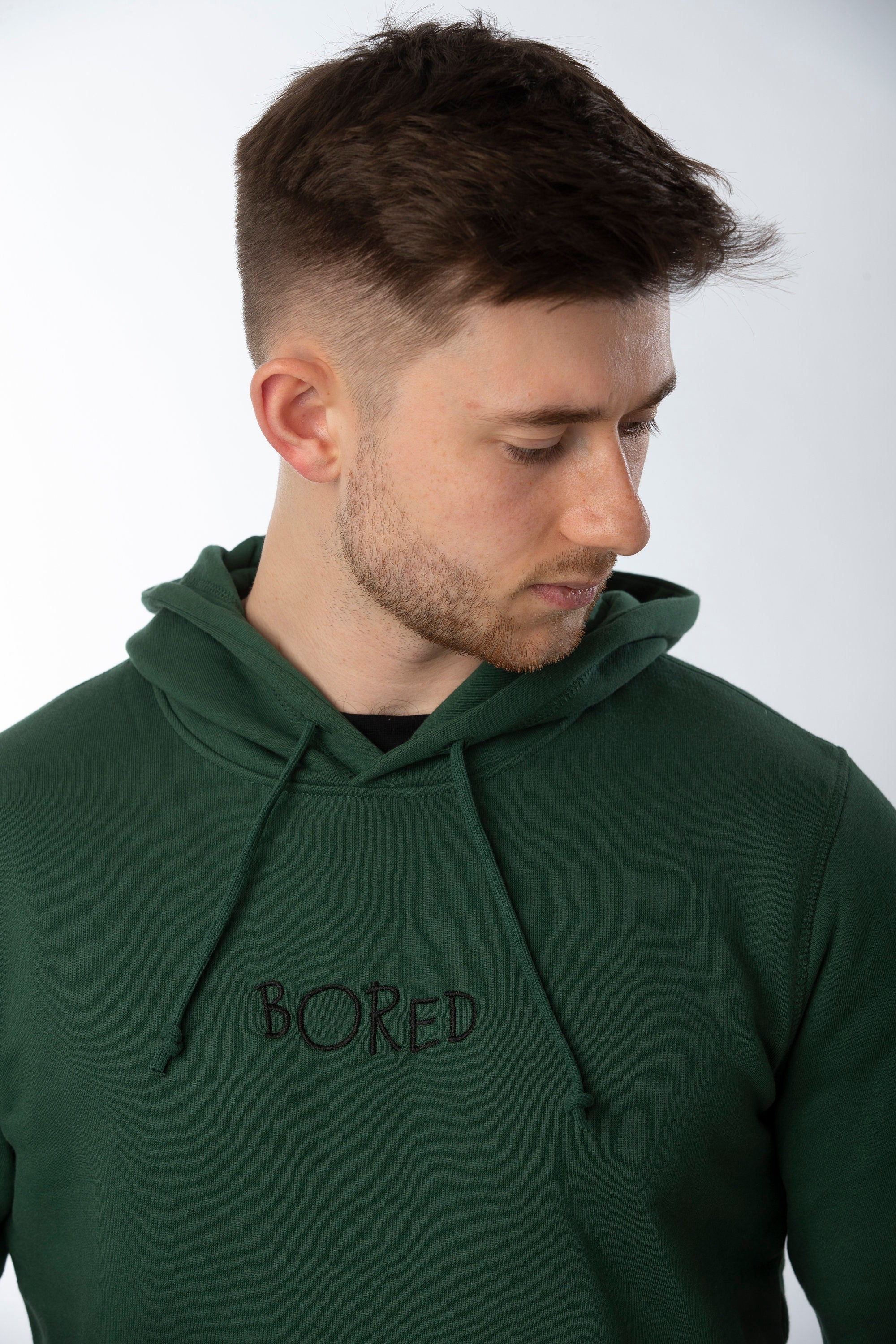Emerald Green Hoodie - Etsy UK