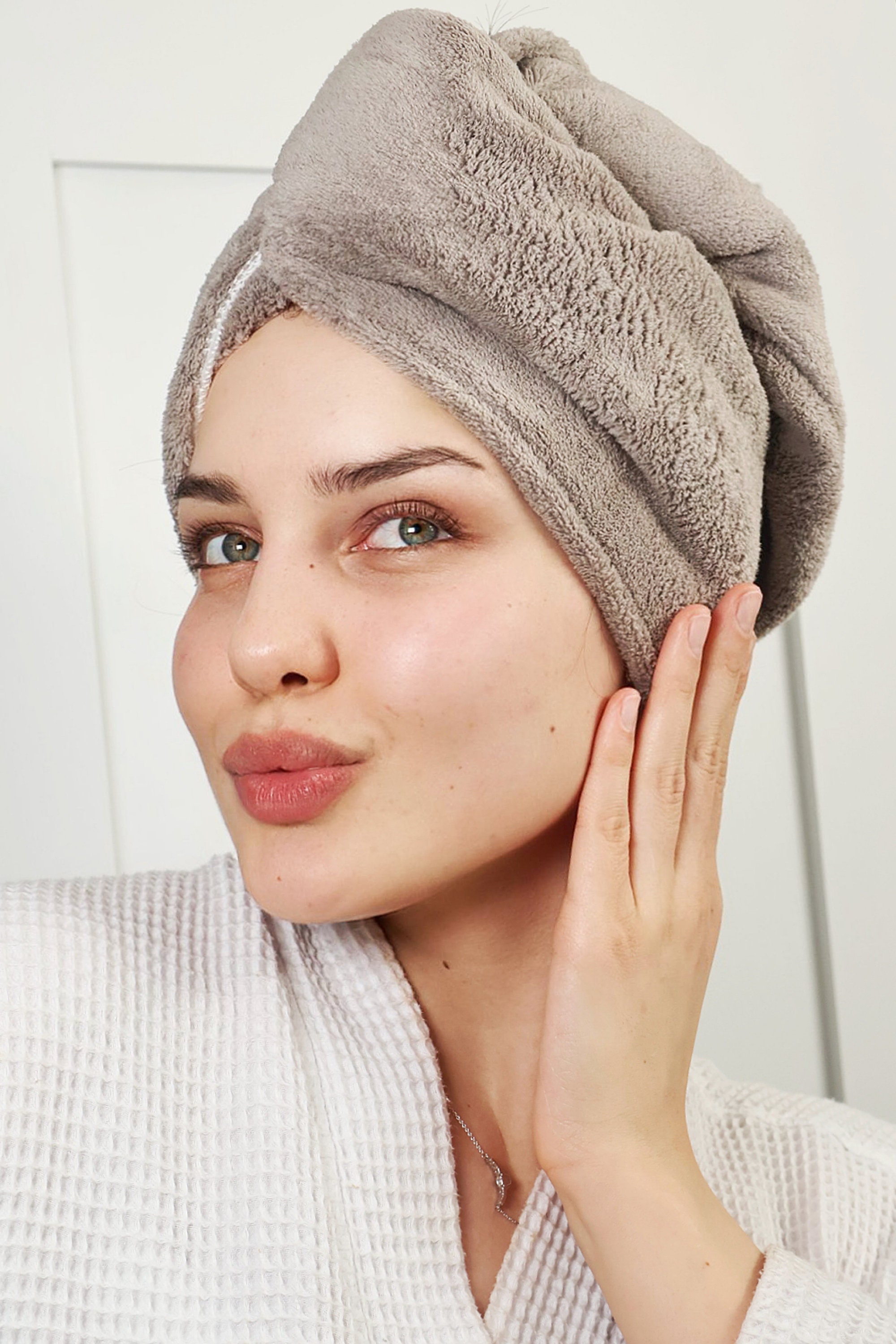 Buy Microfiber Hair Towel Wrap Set Head Turban Towel Wrap for Drying Wet Hair Spa Sauna Gift Towel Wrap Soft Shower Bath Cap Hat Online in India Etsy