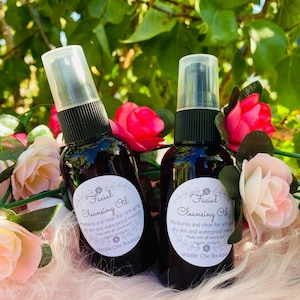 Organic Facial Oil Cleanser anti aging waterproof makeup remover