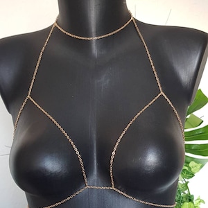 Body chain body jewelry chest jewelry