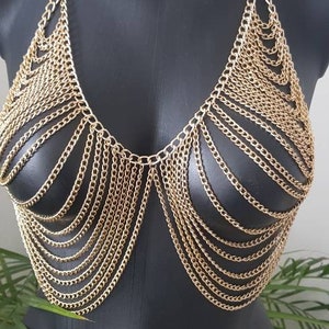 Body jewelry body chain körperkette body jewelry bustier jewelry chest jewelry chest chain