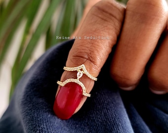 Anello per unghie, anello per unghie regolabile, anello per dito, anello per unghie, nail art