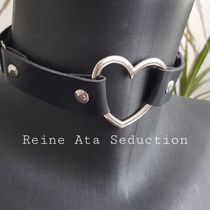 Choker, choker necklace, neck harness, thigh harness, leather thigh ring garter image 2