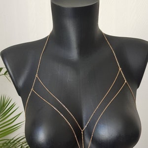 Ketting lichaamssieraden body chain lichaamssieraden taille ketting body chain buikketting buikketting körperkette lichaamssieraden afbeelding 2