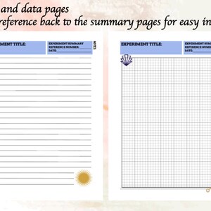 Laboratory Notebook Template - Art Deco - Lab Journal - PDF Experiment ...
