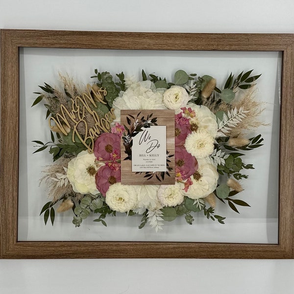 Wedding Bouquet Preservation | Flower Preservation | Pressed Flower | Bridal Bouquet | Funeral Flower Keepsake