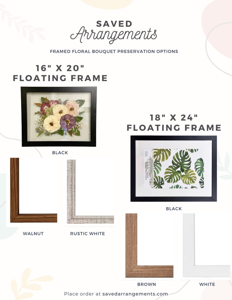 Wedding Bouquet Preservation | DEPOSIT ONLY | Flower Preservation | Pressed Flower | Bridal Bouquet | Funeral Flower Keepsake