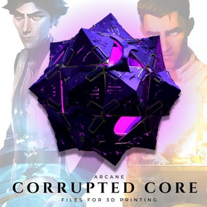 Corrupted Hex Core (Arcane) // 3D Model