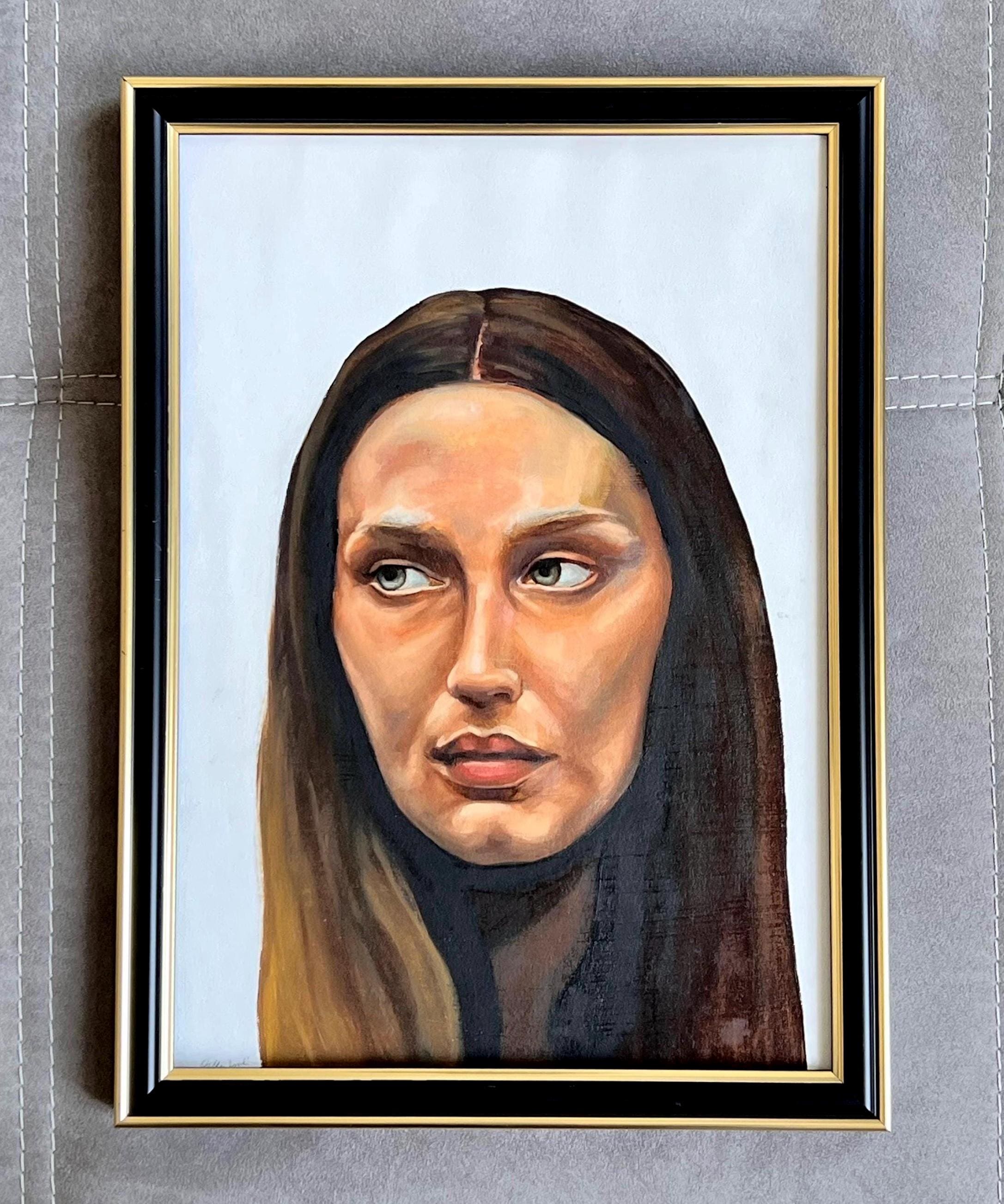 Modern oil portrait "Summer of Love" | romantic artwork