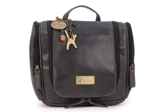 Ladies leather wash bag sale