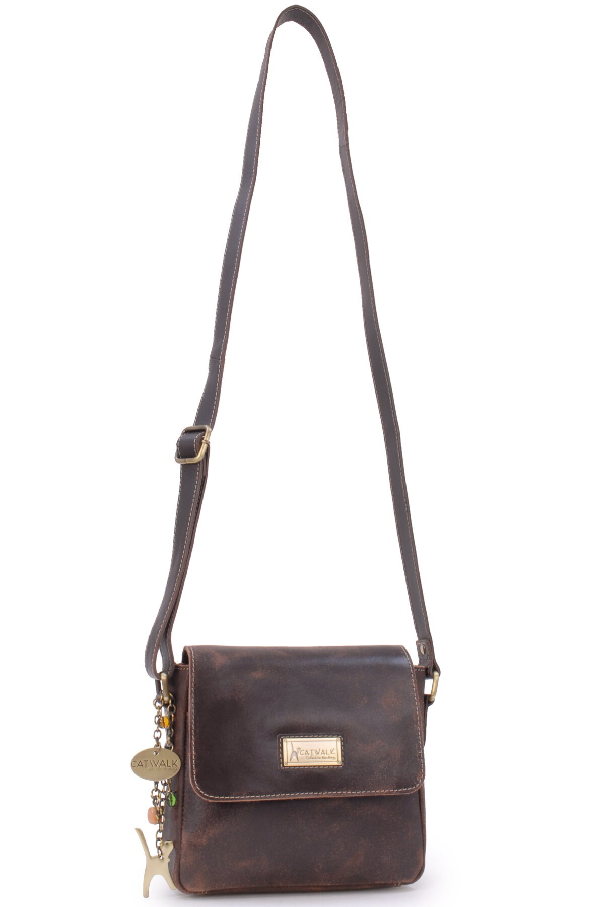 PIECES leren crossbody tas PCTOTALLY zwart | wehkamp