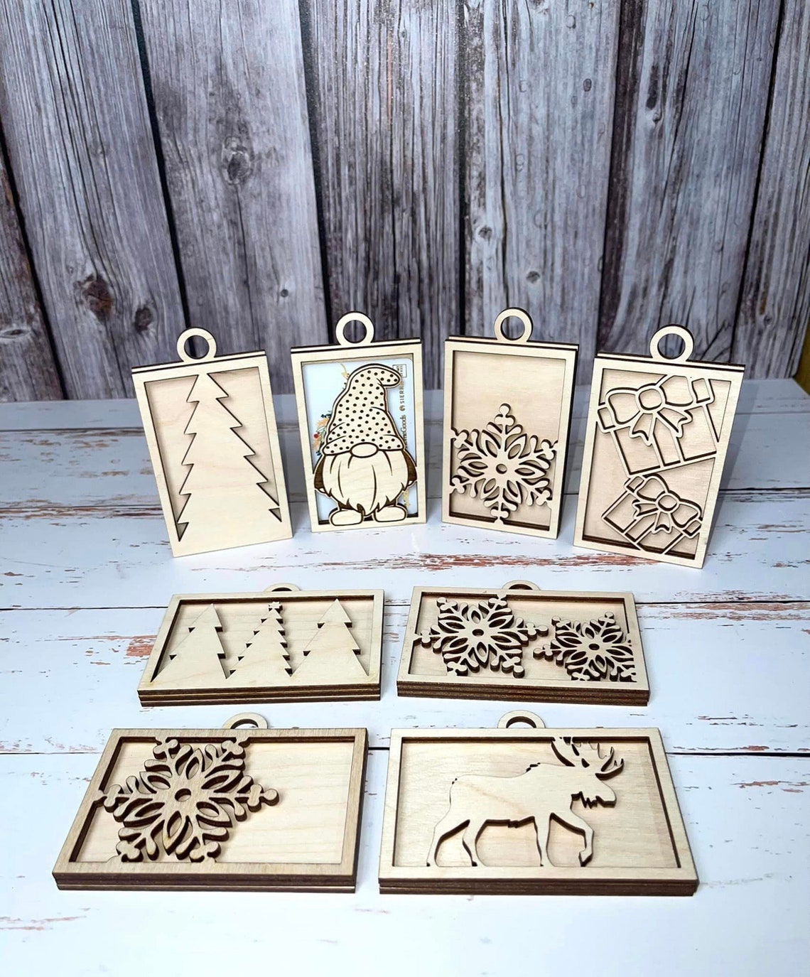 BUNDLE 8 Gift Card Holders SVG Christmas Gift Card Holder Etsy