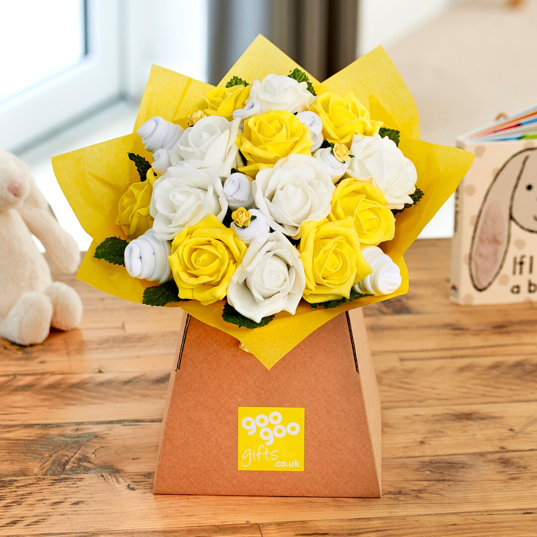 Baby Clothes Bouquet Unisex Bunch Baby Shower Gift Newborn Etsy