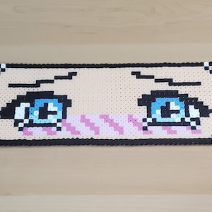 Cute Anime Waifu Eyes Perler bead Art