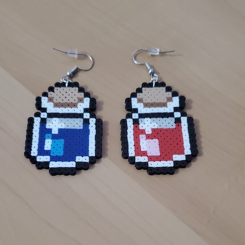 Potion Perler Bead Earrings Etsy