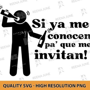Si Ya Me Conocen Pa Que Invita Svg, Dia del padre SVG, Papá SVG, Feliz dia del padre SVG, Fathers Day SVg, Papa Shirt Design, Svg en Espanol