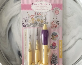 Adjustable Punch Needle Set: Beginner Embroidery Tool