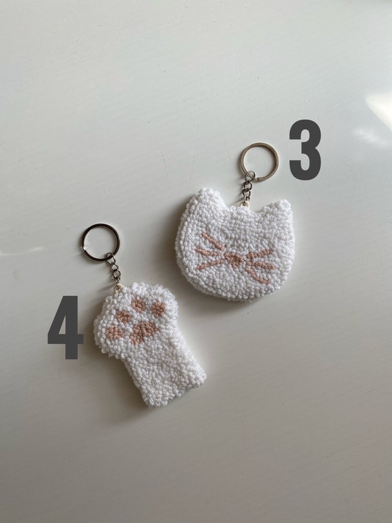 Cat punch keychain deals