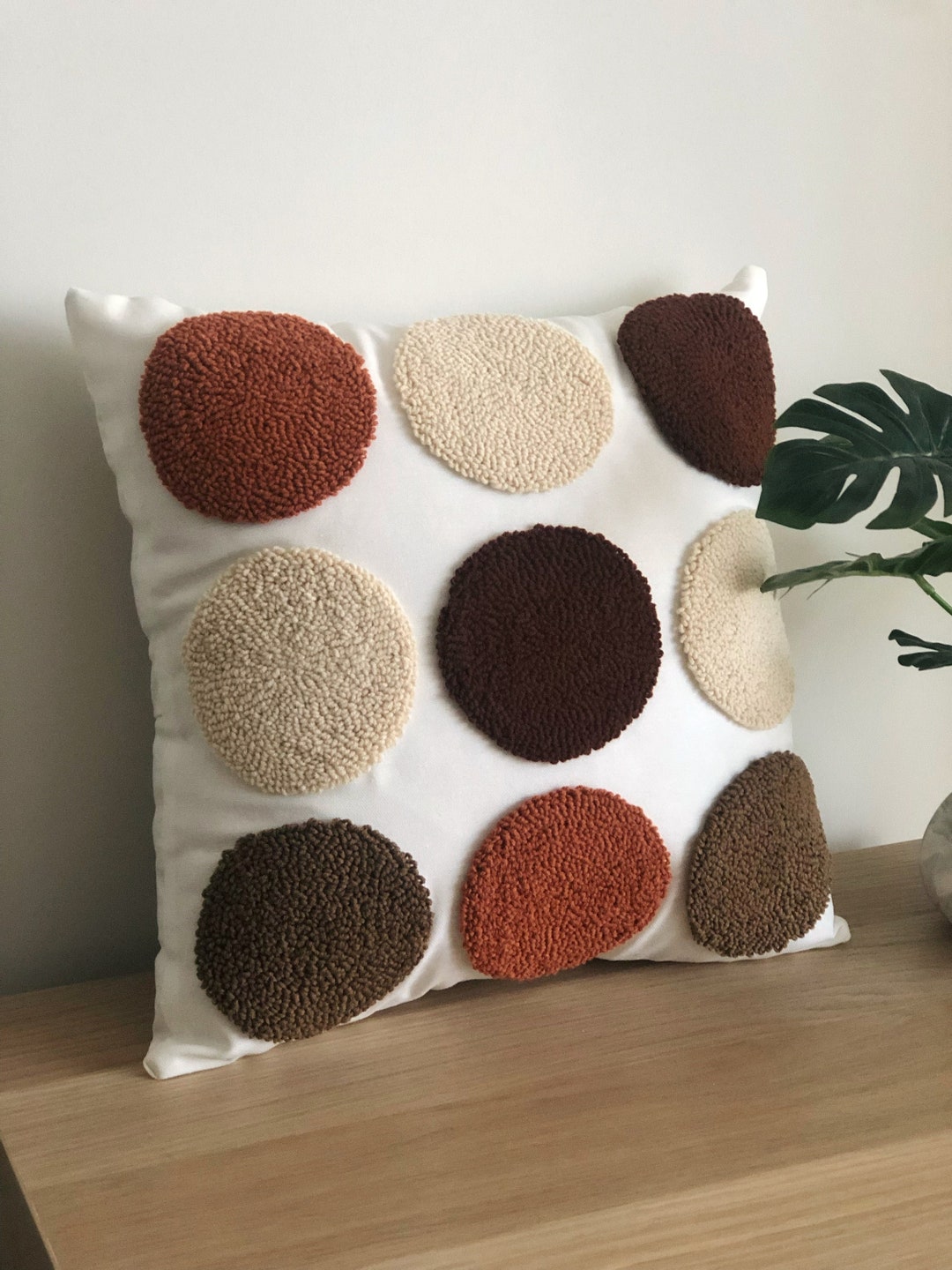 Punch Needle Cushion, Punch Needle Pillow Case, Punch Needle Decoration