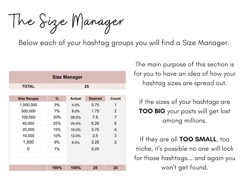 Instagram Content Planner Google Sheets, Instagram Content Calendar, Instagram Marketing Planner, Editable and Customizable, Instant access image 6