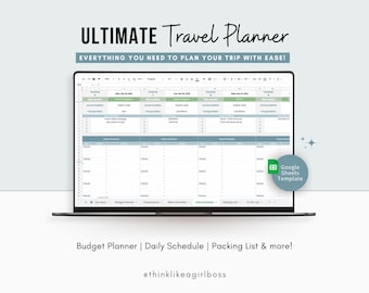 Digital Travel Planner: Google Sheets Vacation Organizer