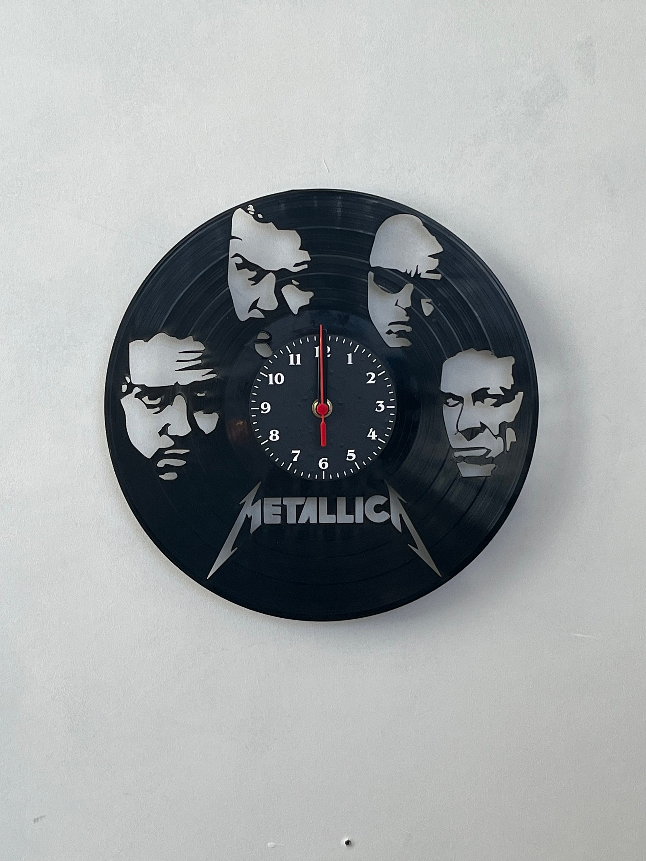 METALLICA Vinyl Record Clock