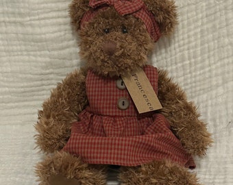 Francesca, The Teddy Bear Rescue, Vintage Teddy Bear, Antique, Stuffed Animals, Handmade, Gifts Adopt a Teddy Bear, Presents, Vintage