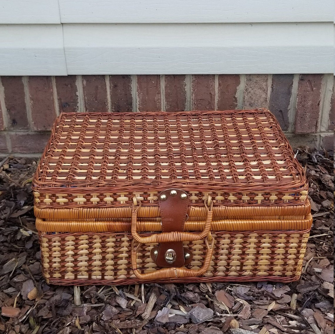 Vintage Picnic Basket Set I Photo Prop I Antique Car I Party - Etsy