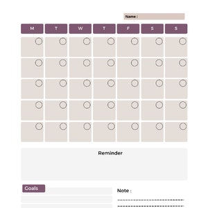 Daily Life Planner Balanced Life Plan Goal Setting Work - Etsy